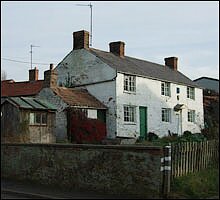 Old cottages in the village