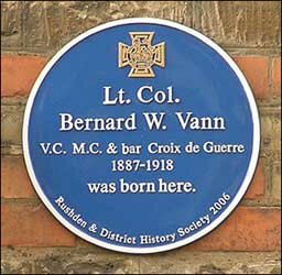 The plque on his birthplace